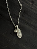 Collar eslabón con Virgen de Guadalupe y dije