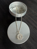 Collar completo San Benito: cadena y medalla (conjunto)